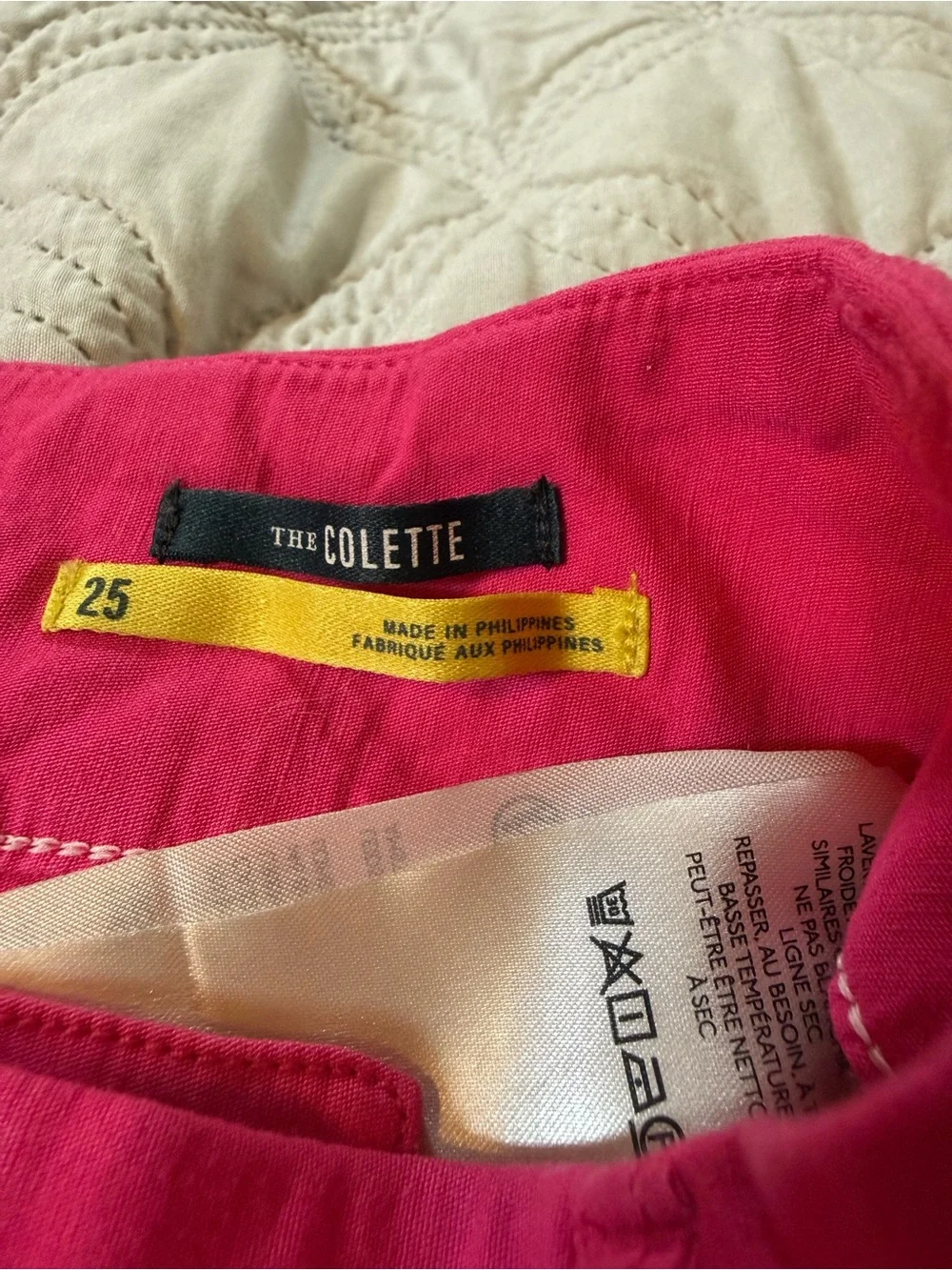Maeve Anthropologie Colette Pink Wide Leg Ankle Pants Womens 25 - Picture 4 of 12
